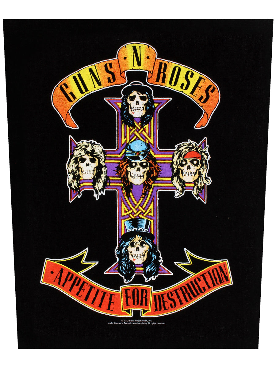 Guns N' Roses Appetite For Destruction Backpatch