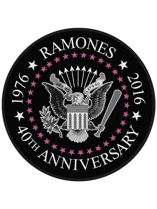 Ramones 40th Anniversary Patch