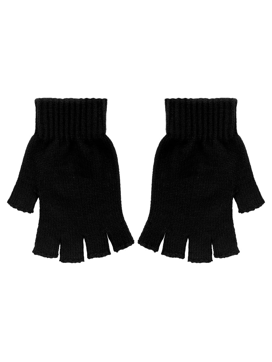 Iron Maiden Logo Fingerless Gloves