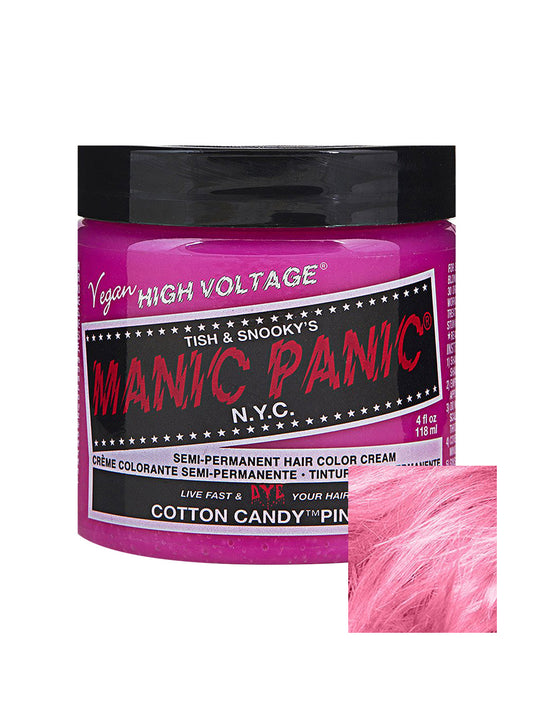 Manic Panic High Voltage Classic Cream Formula Colour Hair Dye 118ml - Cotton Candy Pink
