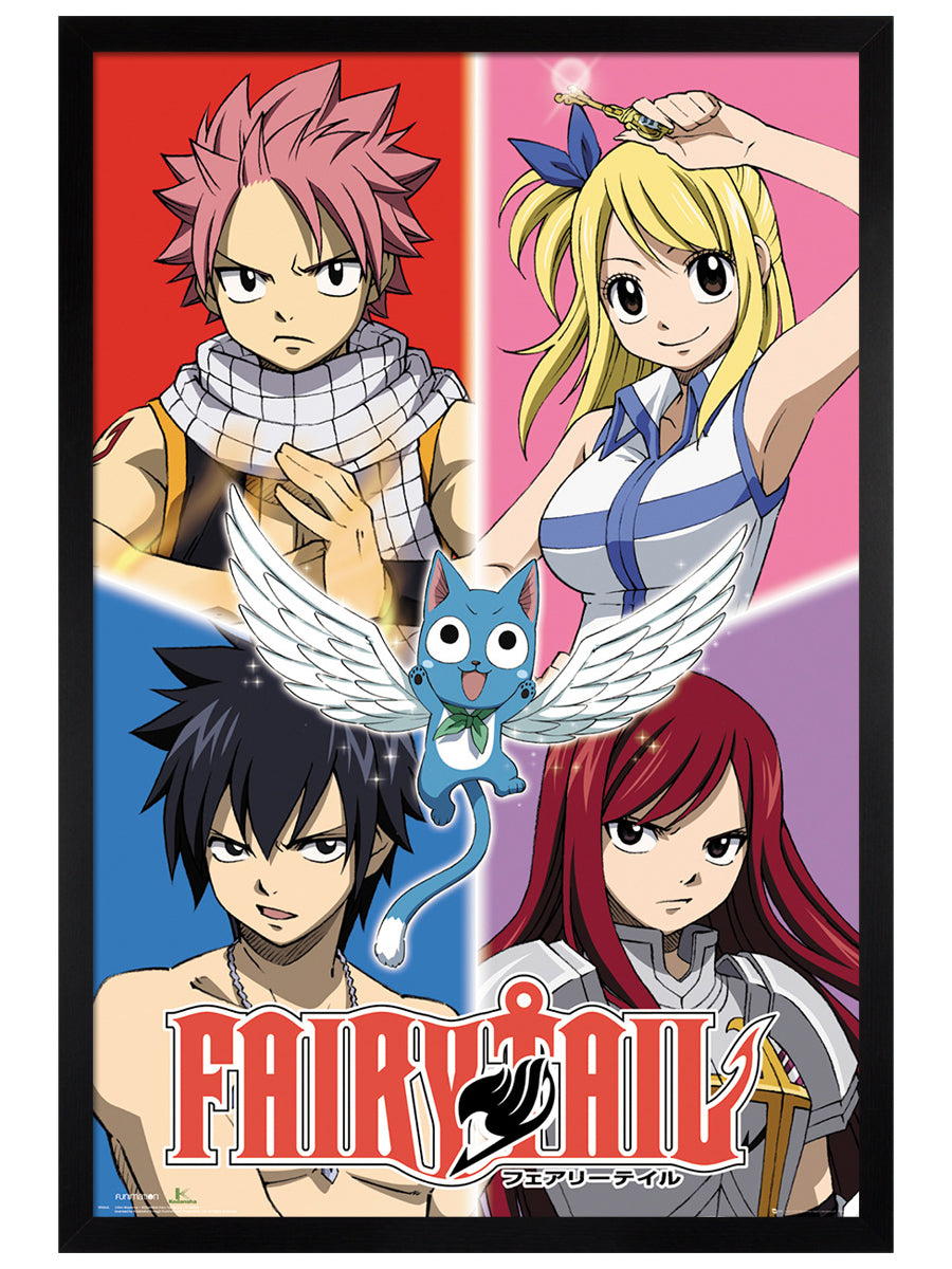 Fairy Tail Quad Maxi Poster