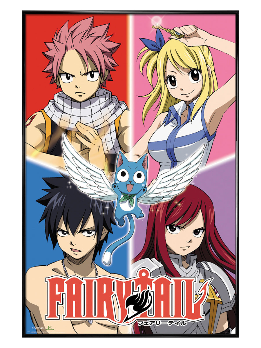 Fairy Tail Quad Maxi Poster