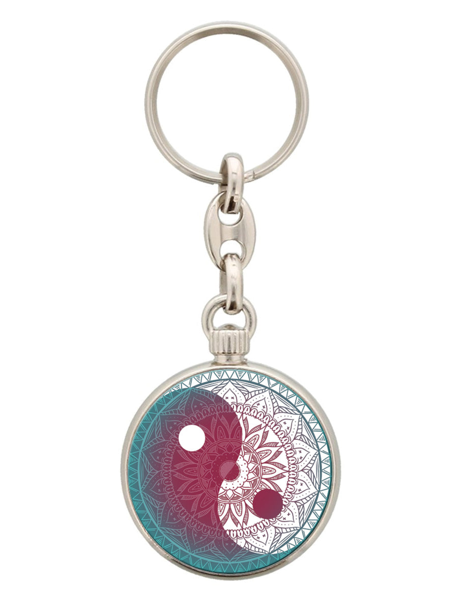 Unorthodox Collective Yin Yang Mandala Keyring