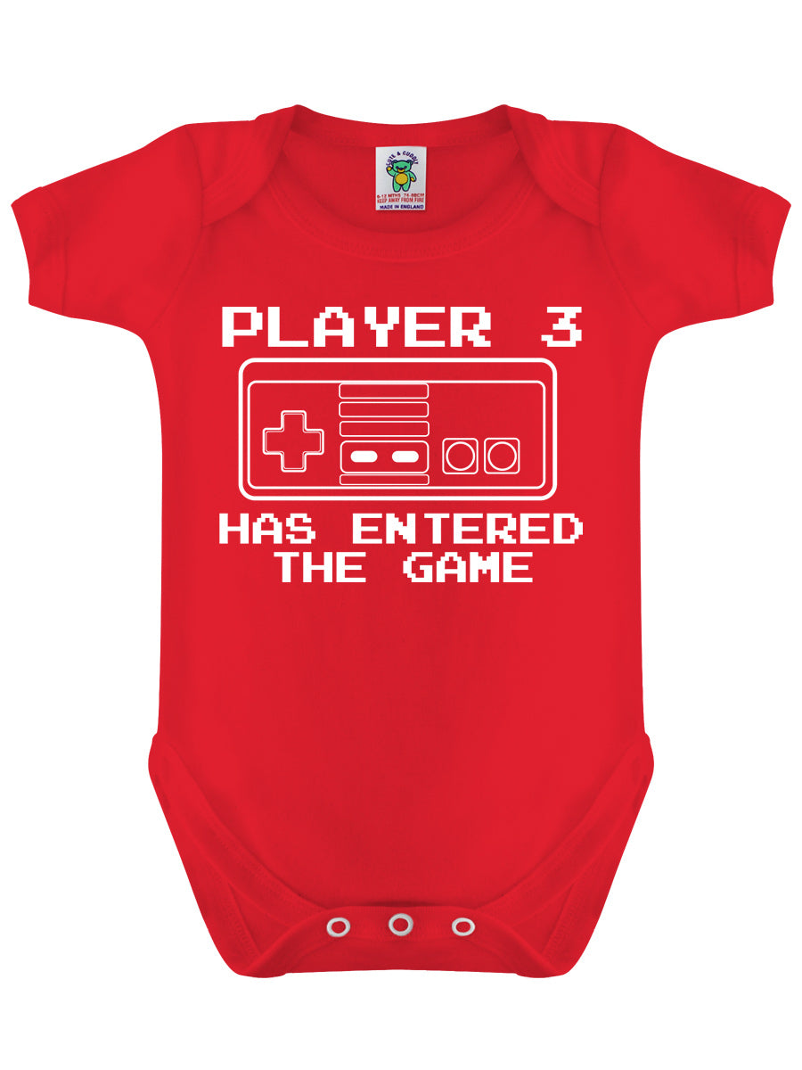 Player 3 Has Entered The Game Red Baby Grow