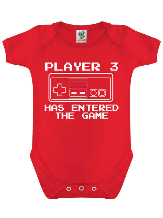 Player 3 Has Entered The Game Red Baby Grow
