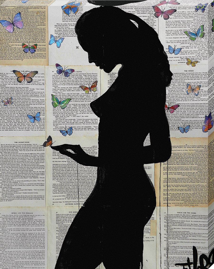 Loui Jover Butterflies Canvas Print