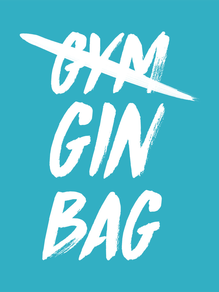 Gin Bag Azure Blue Tote Bag