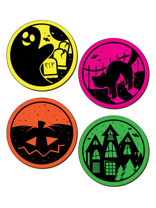 Halloween Graphics 4 Piece Coaster Set