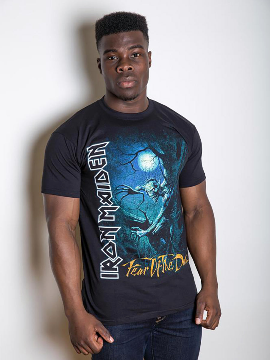 Iron Maiden Fear of the Dark Tree Sprite Men's Black T-Shirt