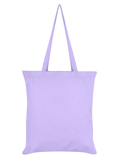 Psycho Penguin Don't Care Lilac Tote Bag
