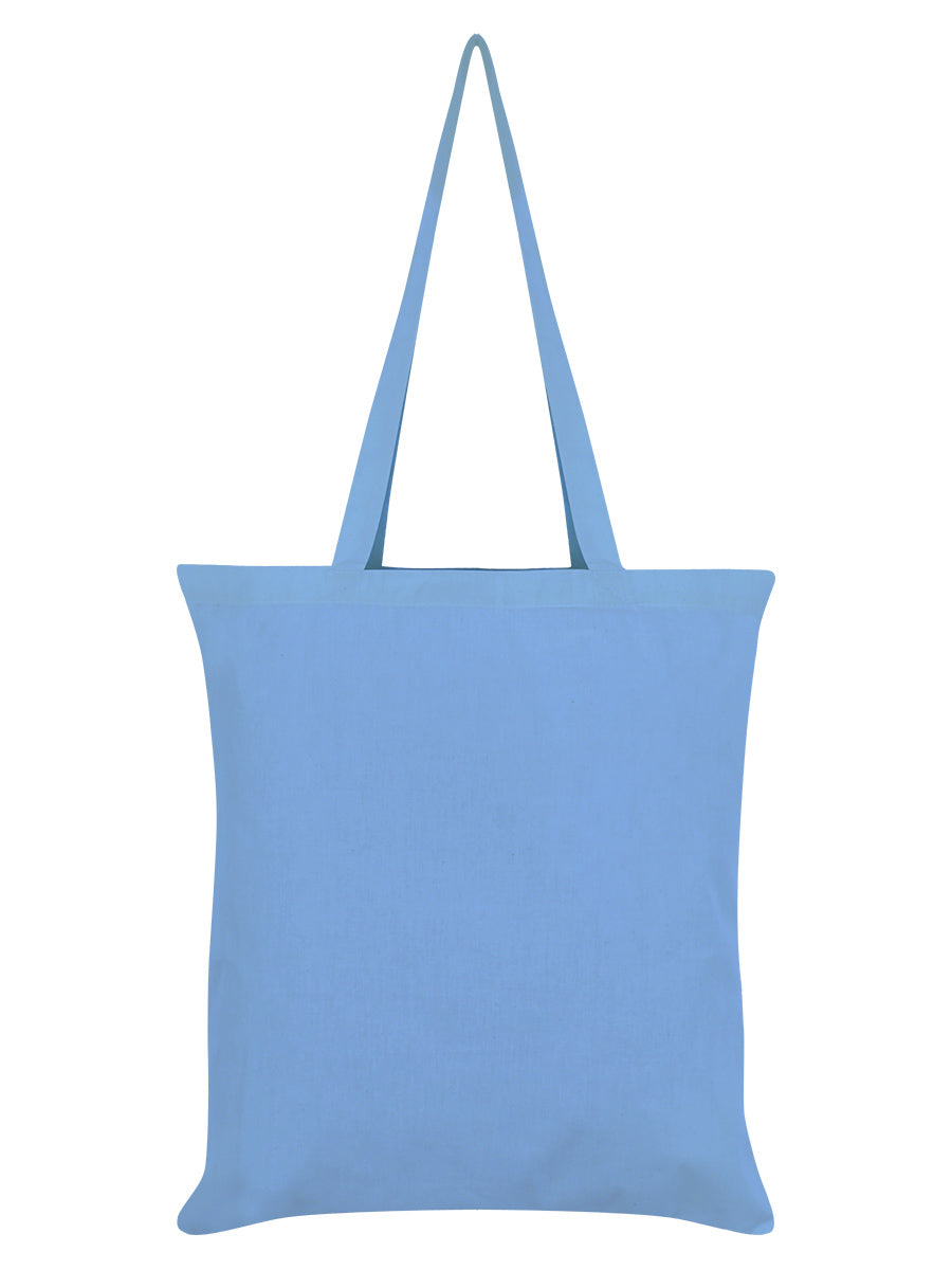 This Llama Don't Need No Drama Sky Blue Tote Bag