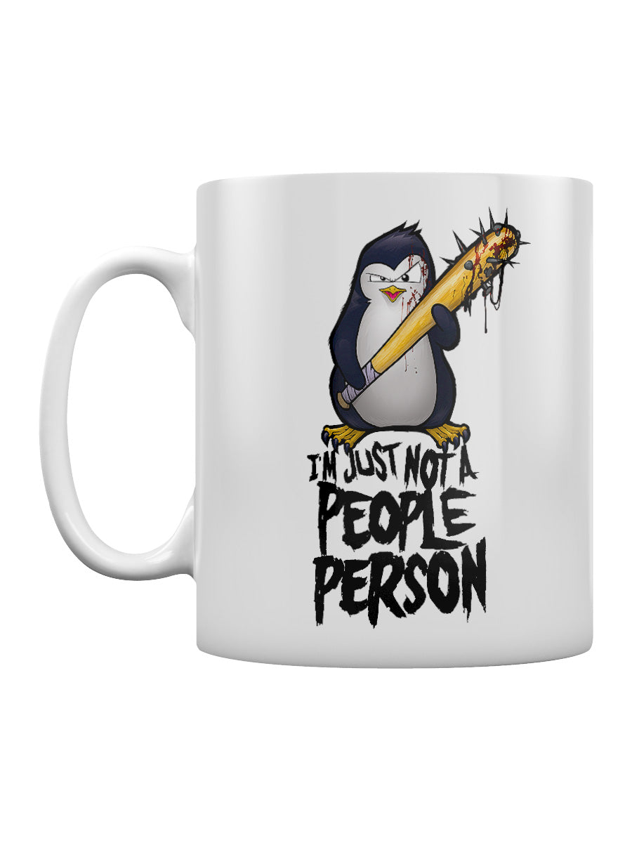 Psycho Penguin Not A People Person Mug