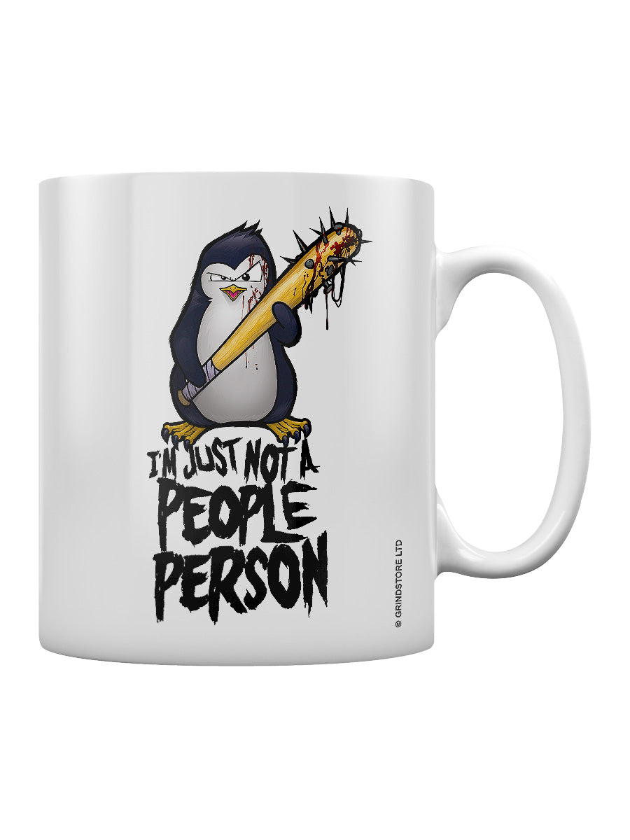 Psycho Penguin Not A People Person Mug