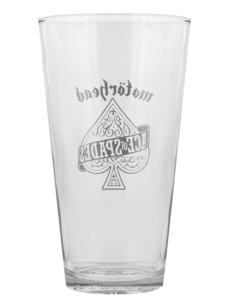 Motorhead Ace Of Spades Drinking Glass