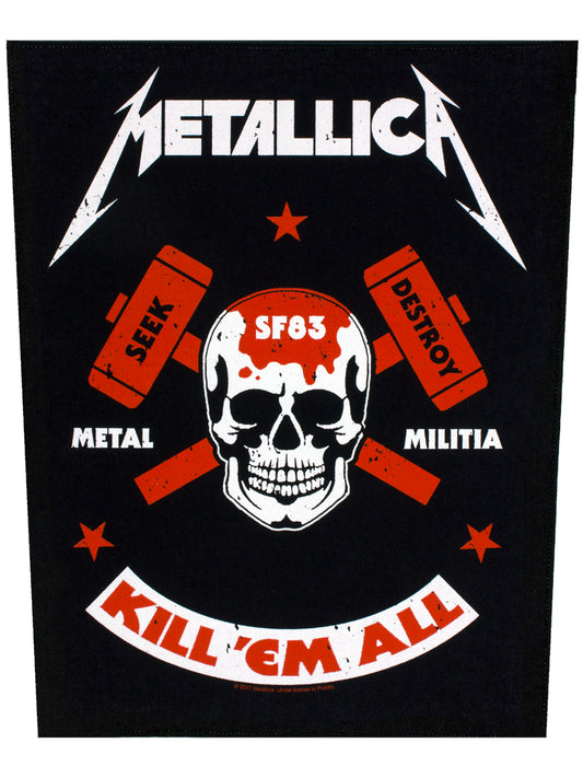 Metallica Metal Militia Backpatch