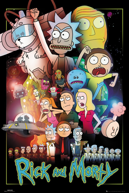 Rick and Morty Wars Maxi Poster