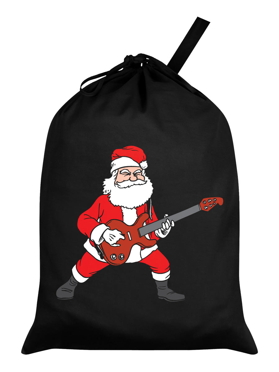 Rockin' Santa Black Santa Sack