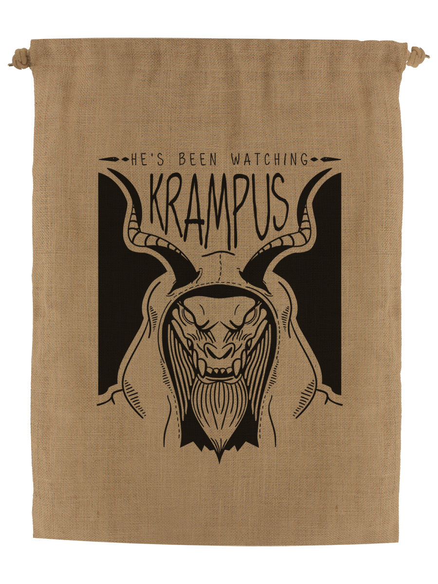 Krampus Anti Christmas Hessian Santa Sack