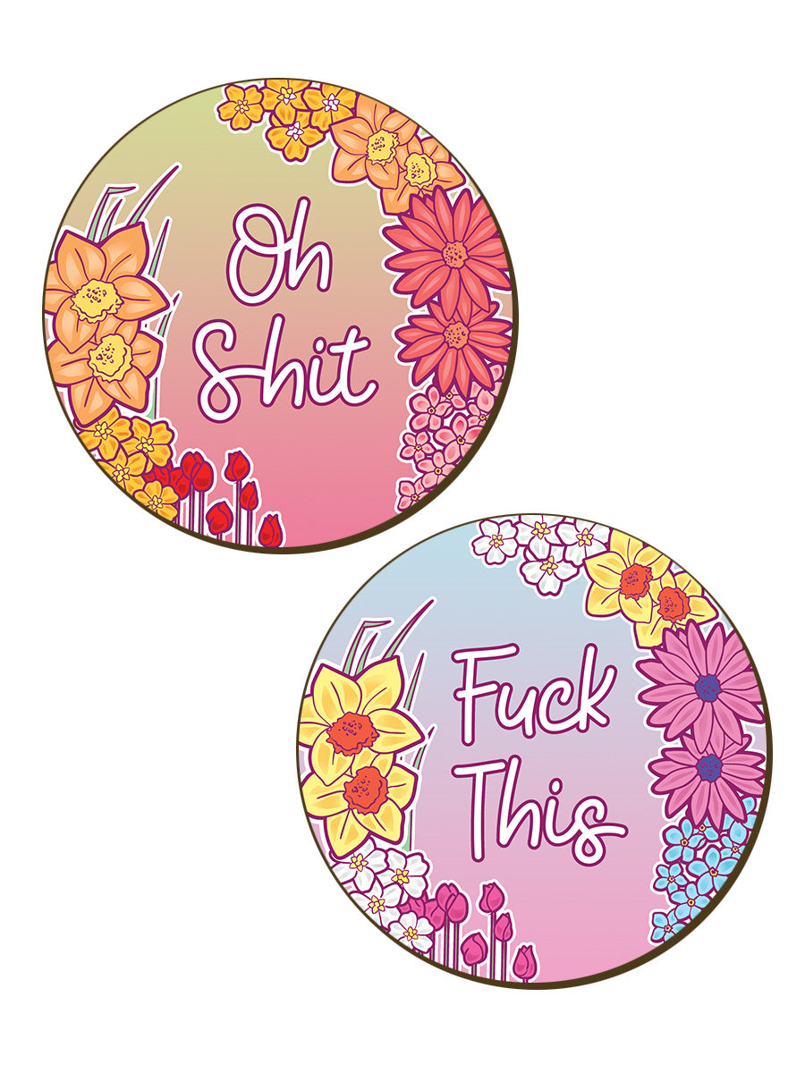 Offensive Coasters - 4 Piece Coaster Set