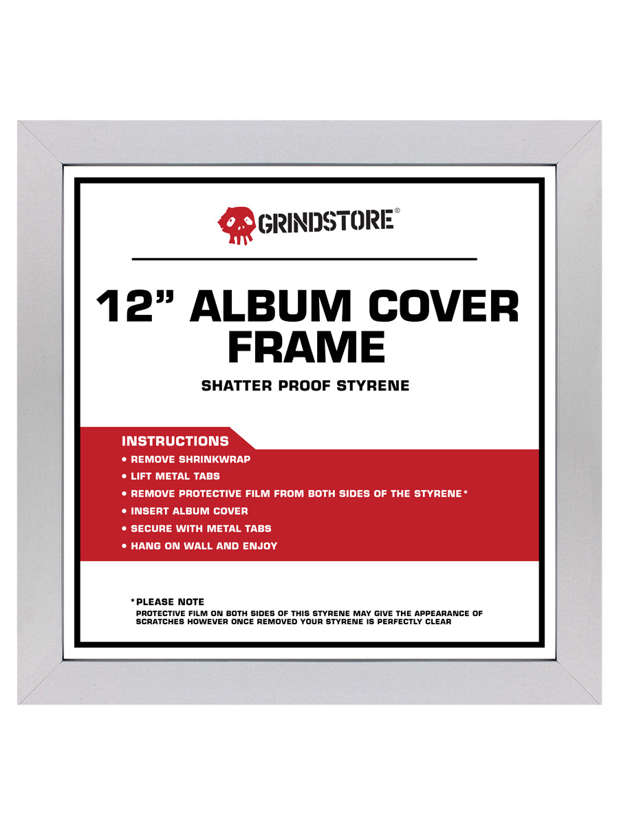 12" Record Cover Album Frame - Silver
