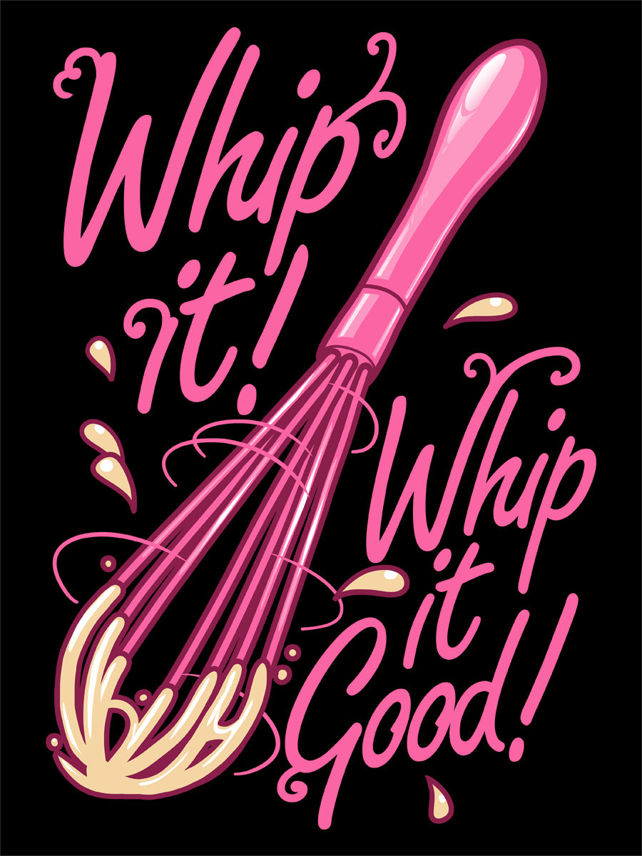 Whip It Good Black Apron