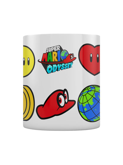Super Mario Odyssey Icons Boxed Mug