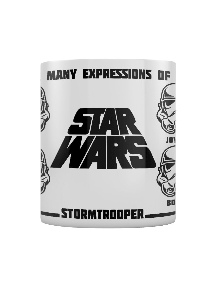 Star Wars Expressions Of A Stormtrooper Mug