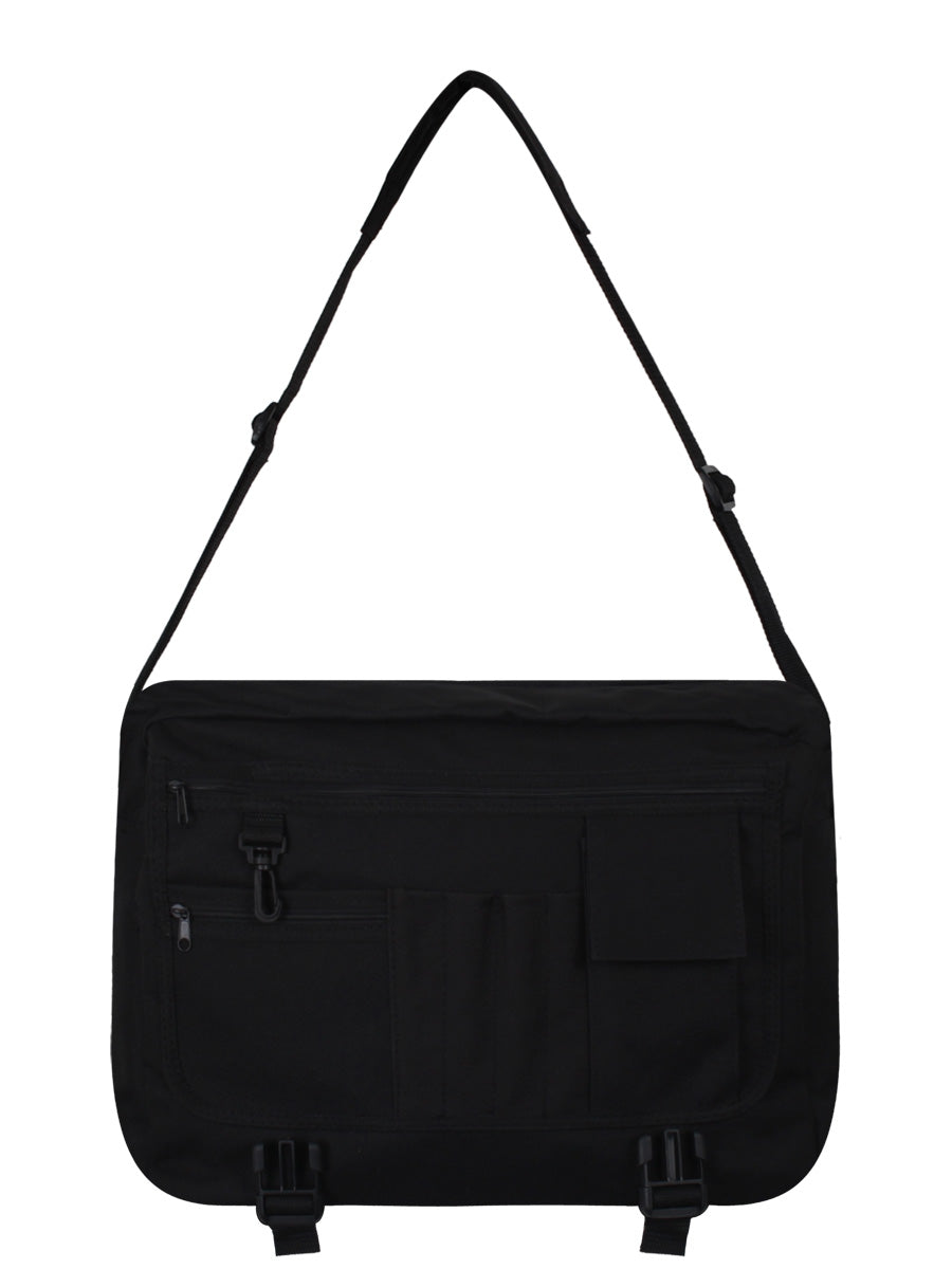 Stay Weird Black Messenger Bag