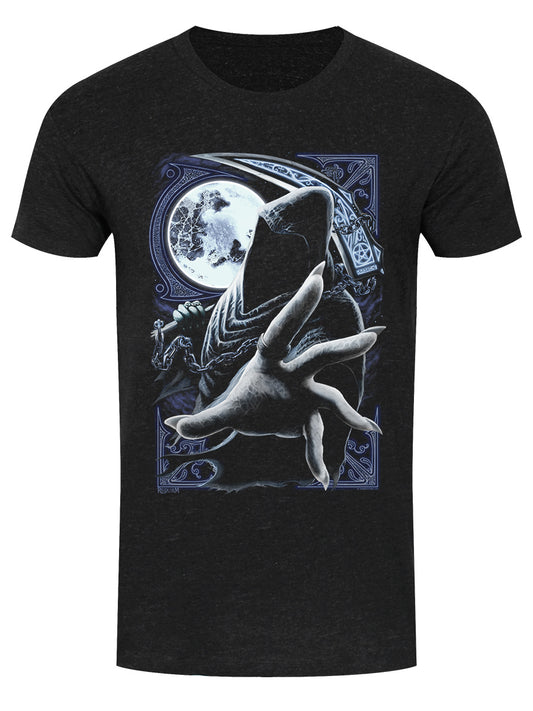 Requiem Collective Enslaved Reaper Men's Heather Black Denim T-Shirt