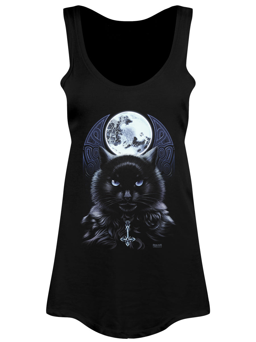 Requiem Collective The Bewitching Hour Ladies Black Floaty Vest