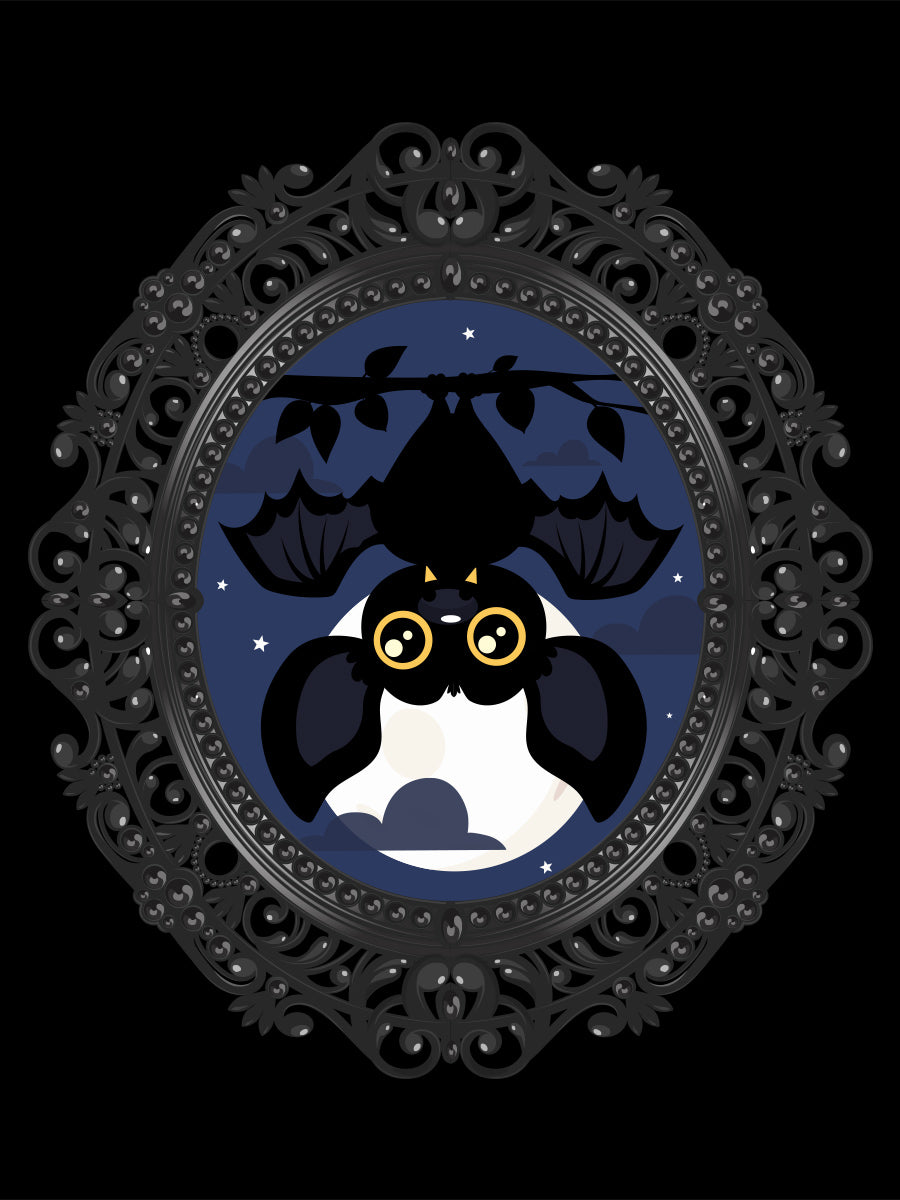 Vampire Bat Black Tote Bag