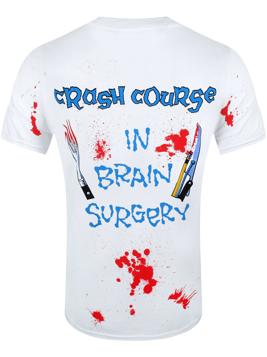 Metallica Crash Course In Brain Surgery Men's All Over Print White T-Shirt