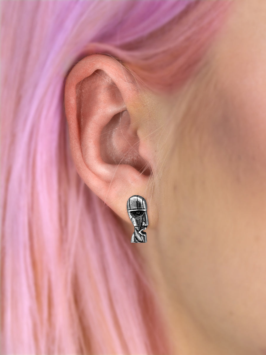 Alchemy Rocks Pink Floyd Division Bell Stud Earrings