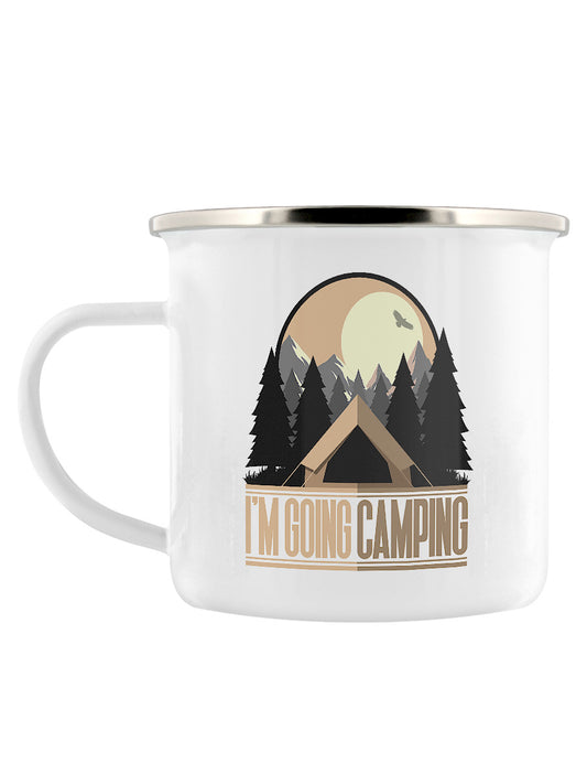 I'm Going Camping Enamel Mug