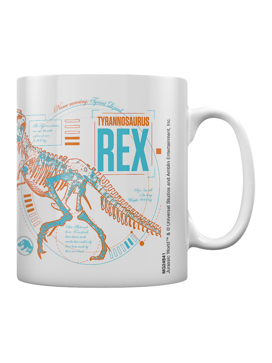 Jurassic World Fallen Kingdom T Rex Stats Mug