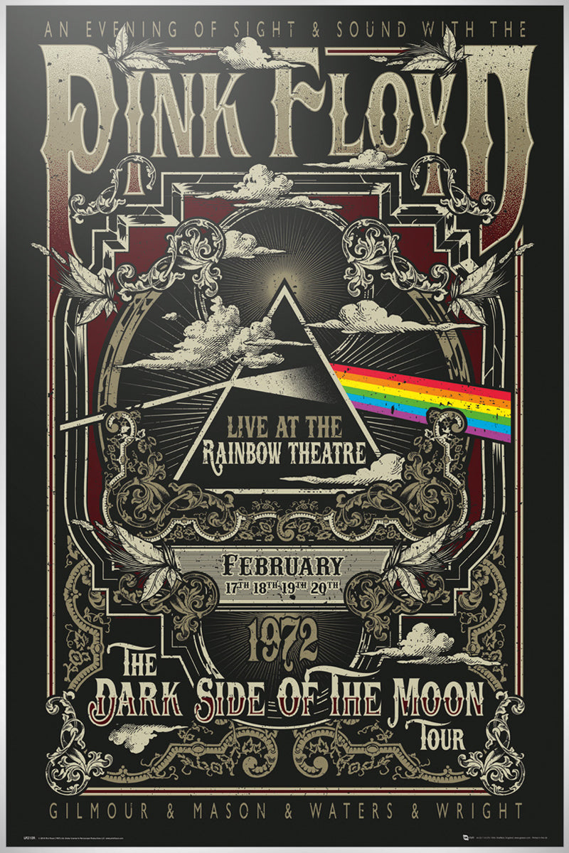 Pink Floyd Rainbow Theatre Poster