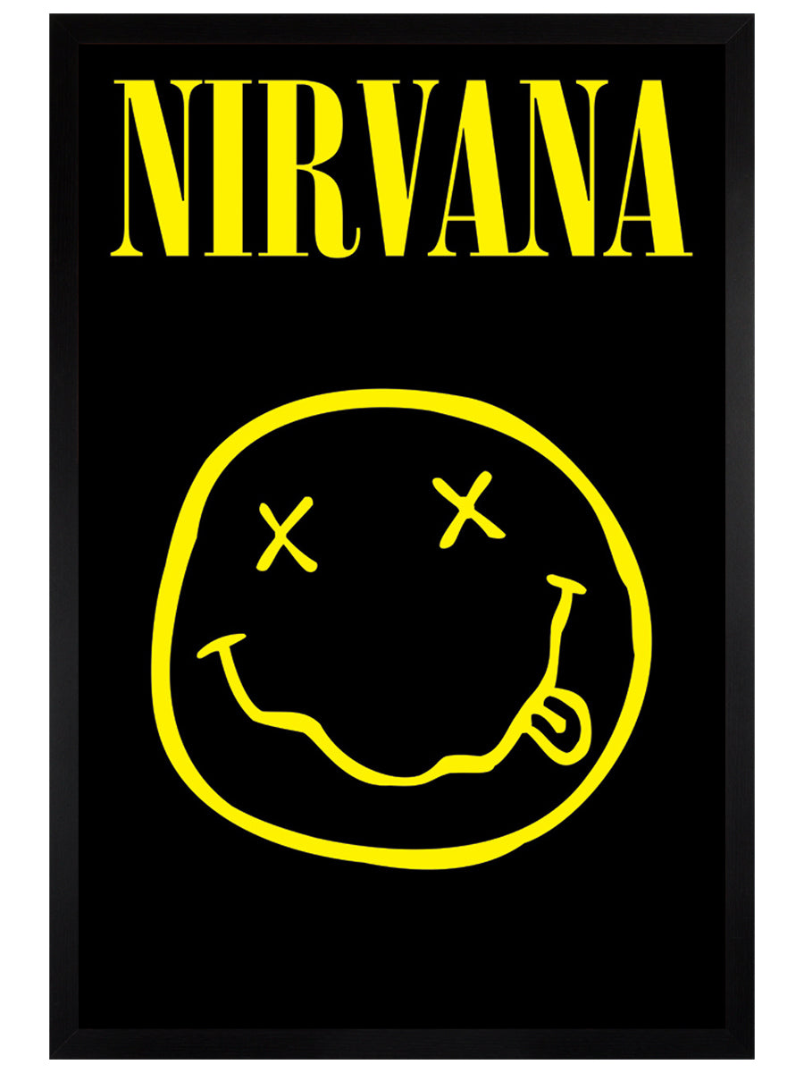 Nirvana Happy Face Poster