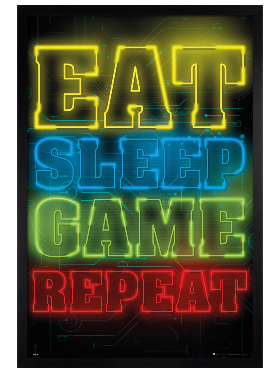 Gaming Eat Sleep Game Repeat