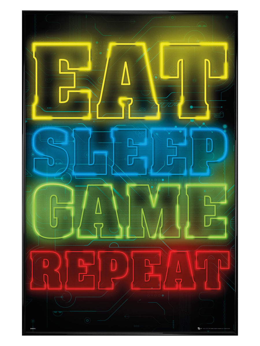 Gaming Eat Sleep Game Repeat