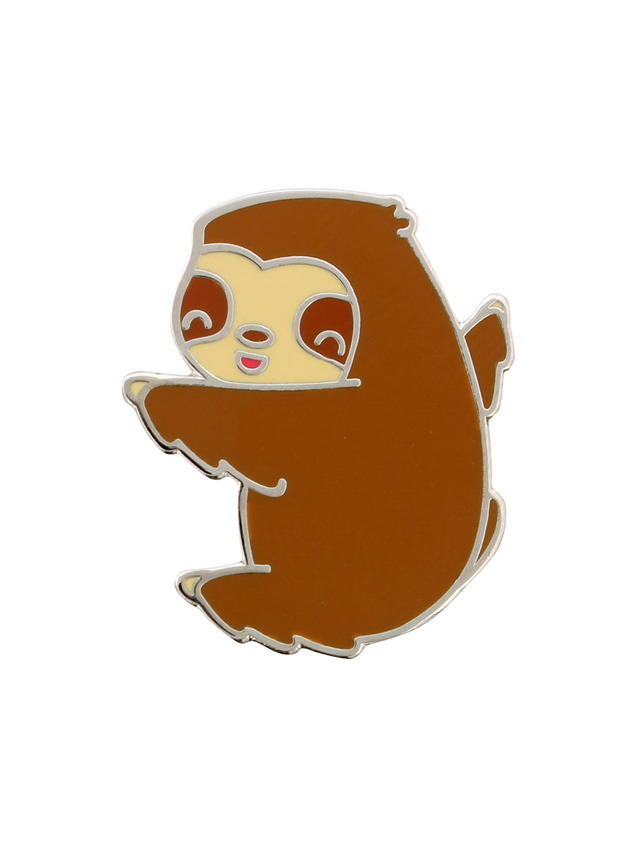 Baby Sloth Enamel Pin Badge