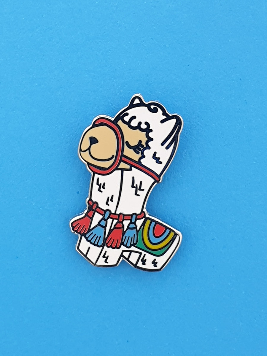 Llama Pinata Enamel Pin Badge