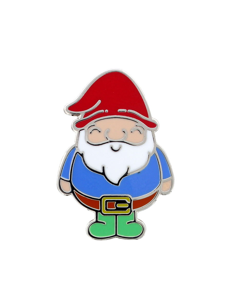 Chubby Gnome Enamel Pin Badge