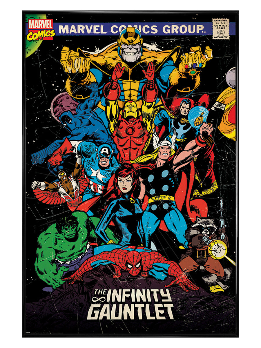 Marvel Retro The Infinity Gauntlet Maxi Poster