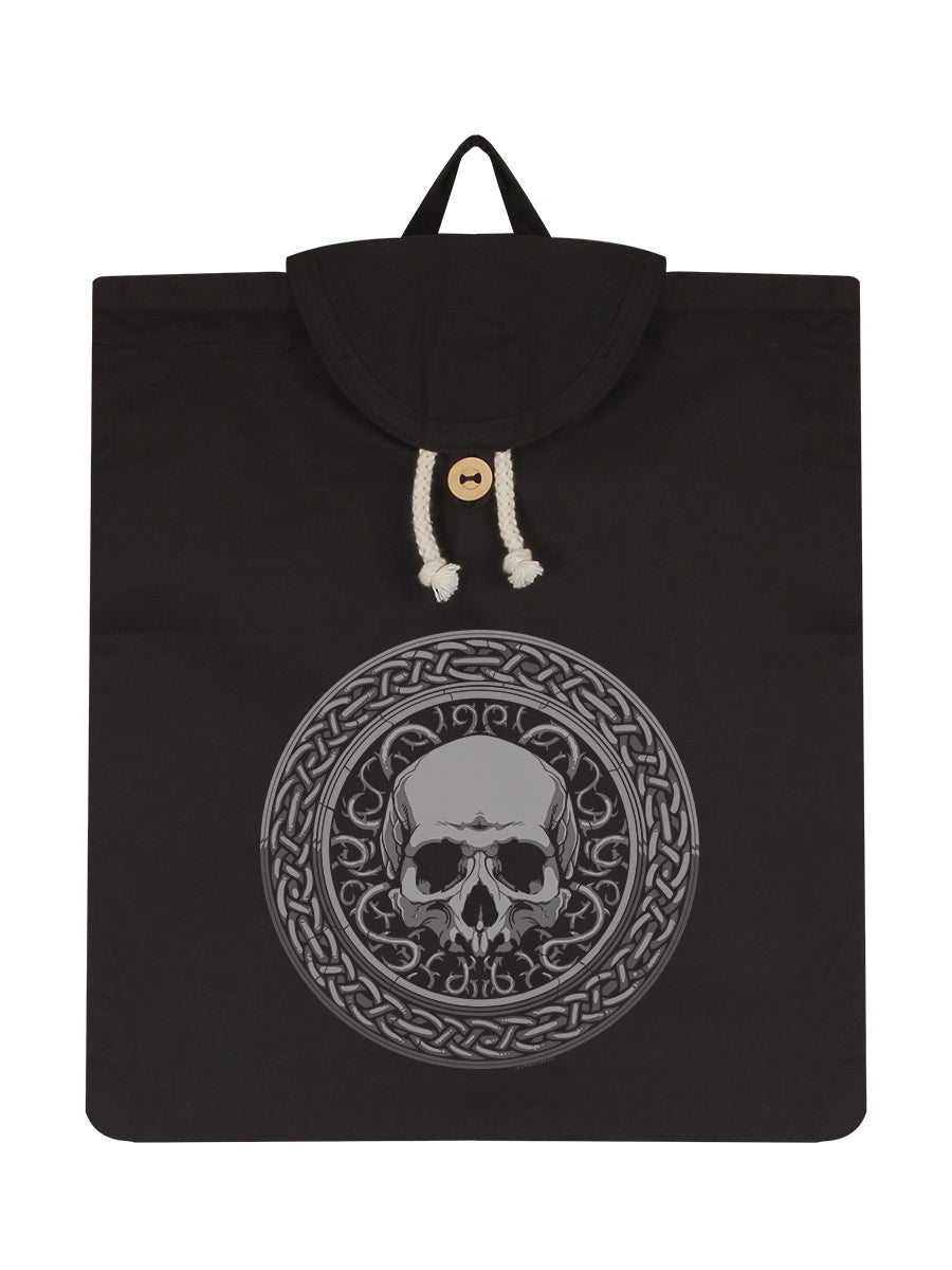 Roman Skull Black Festival Backpack