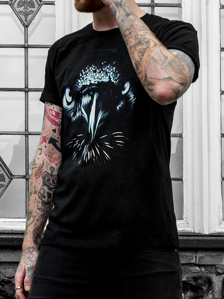 Unorthodox Collective Raven Men's Premium Black T-Shirt