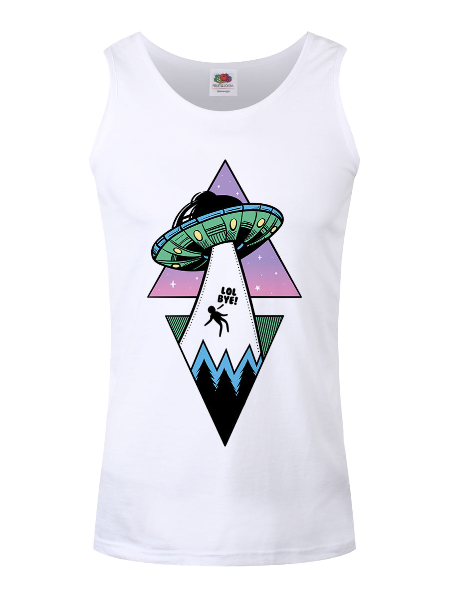 Alien Abduction Men's White Vest