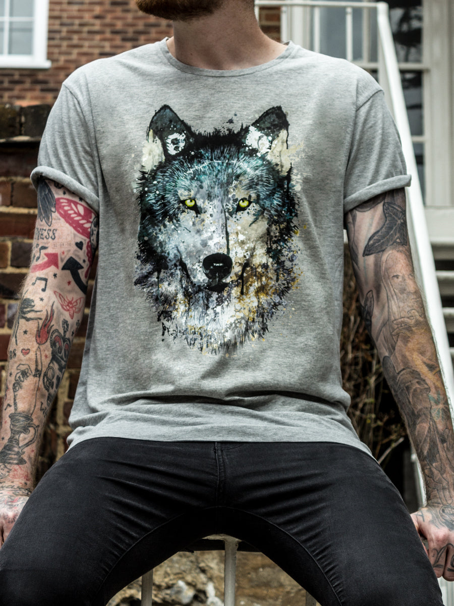 Unorthodox Collective Alpha Men's Premium Heather Grey T-Shirt