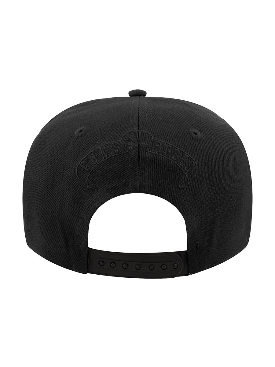 Guns N Roses Circle Logo With Printed Peak Black Snapback Cap