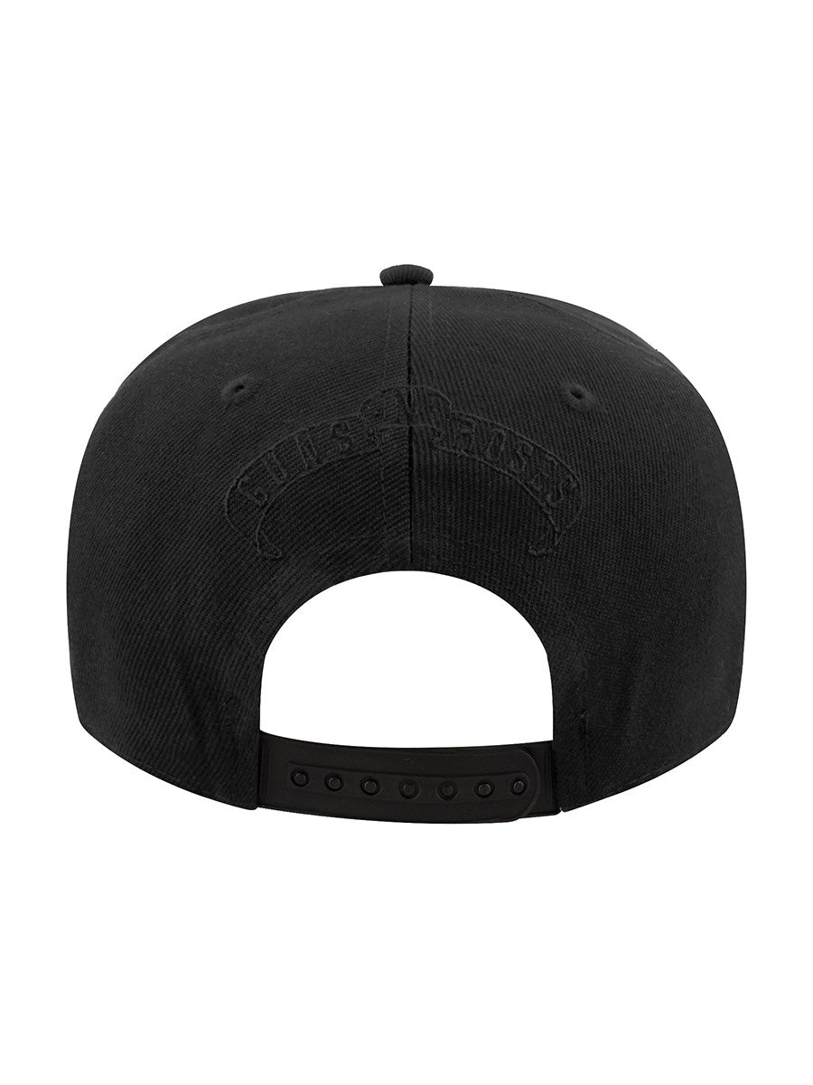 Guns N Roses Circle Logo With Printed Peak Black Snapback Cap