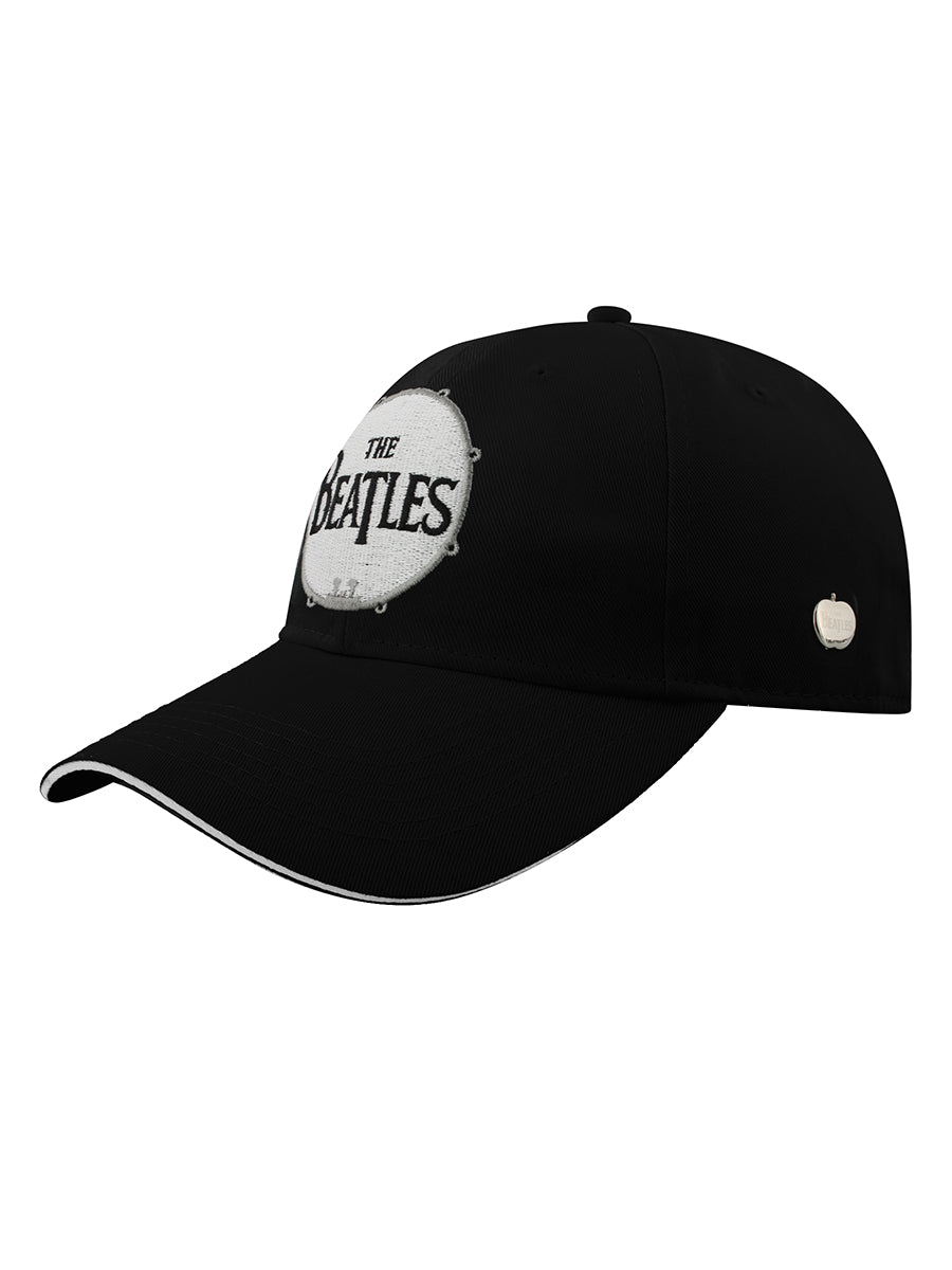 The Beatles Drum Logo Black Baseball Cap